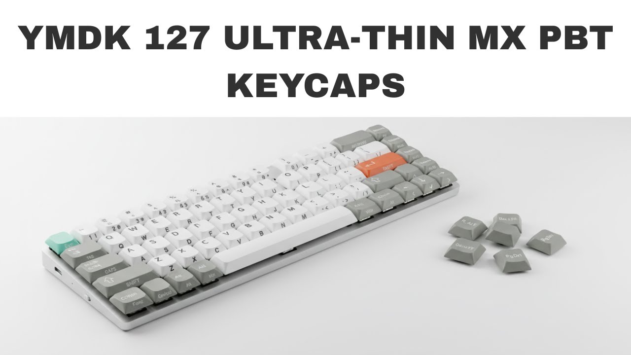 YMDK Ultra-Thin PBT Keycaps Review | Low-Profile Side-Print Keycaps
