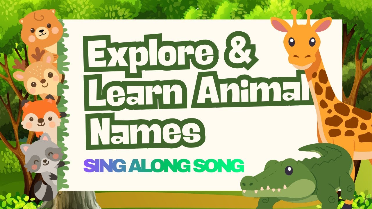 Animal Party Parade – Learn Animal Names Through Song!