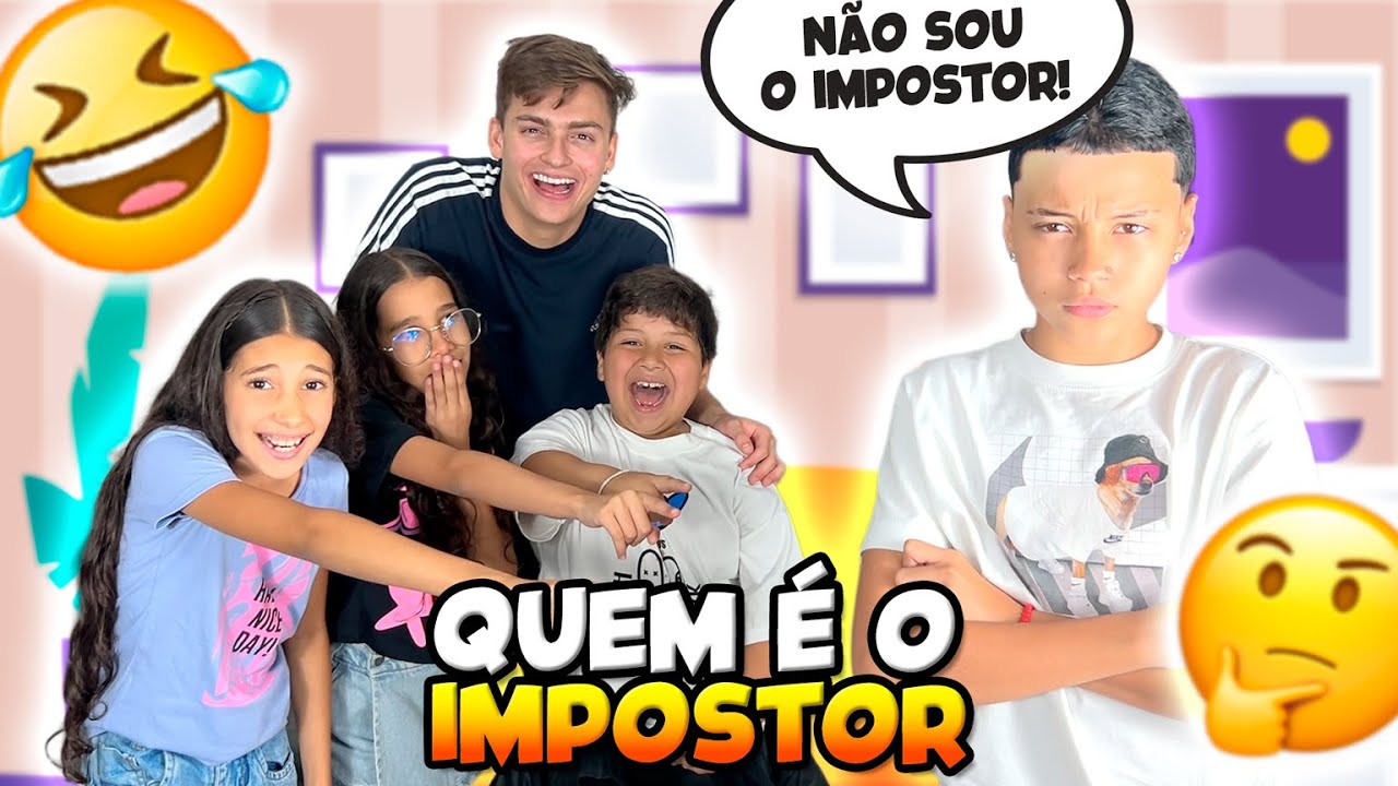 DESAFIO DE QUEM É O IMPOSTOR NA MANSÃO SCRIBEL • Irmãs Coimbra •