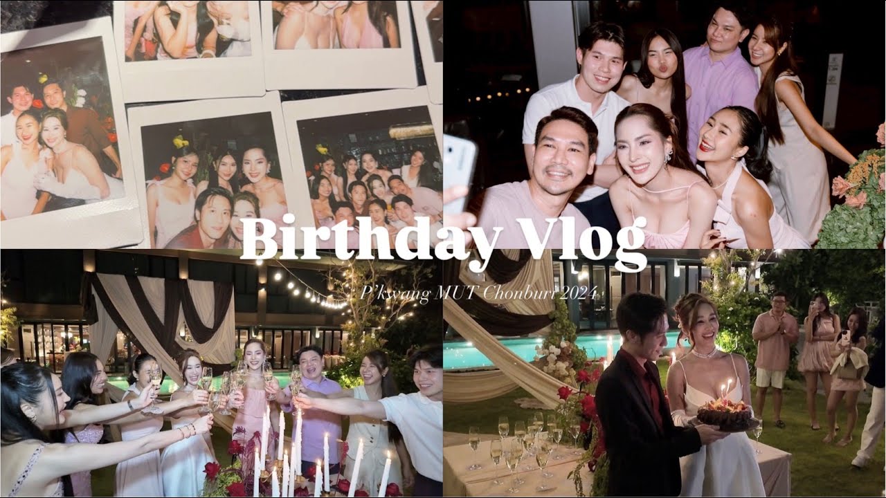 Bon diary EP.5 Hello Kwang&Peace Save the date! Party, Birthday, with MUT Chonburi 2024, Eat, Vlog~
