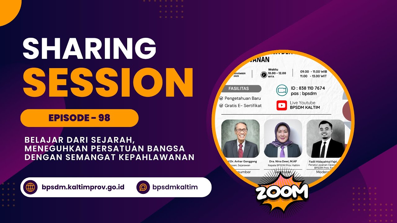 Sharing Session Eps. 98 - Belajar dari Sejarah