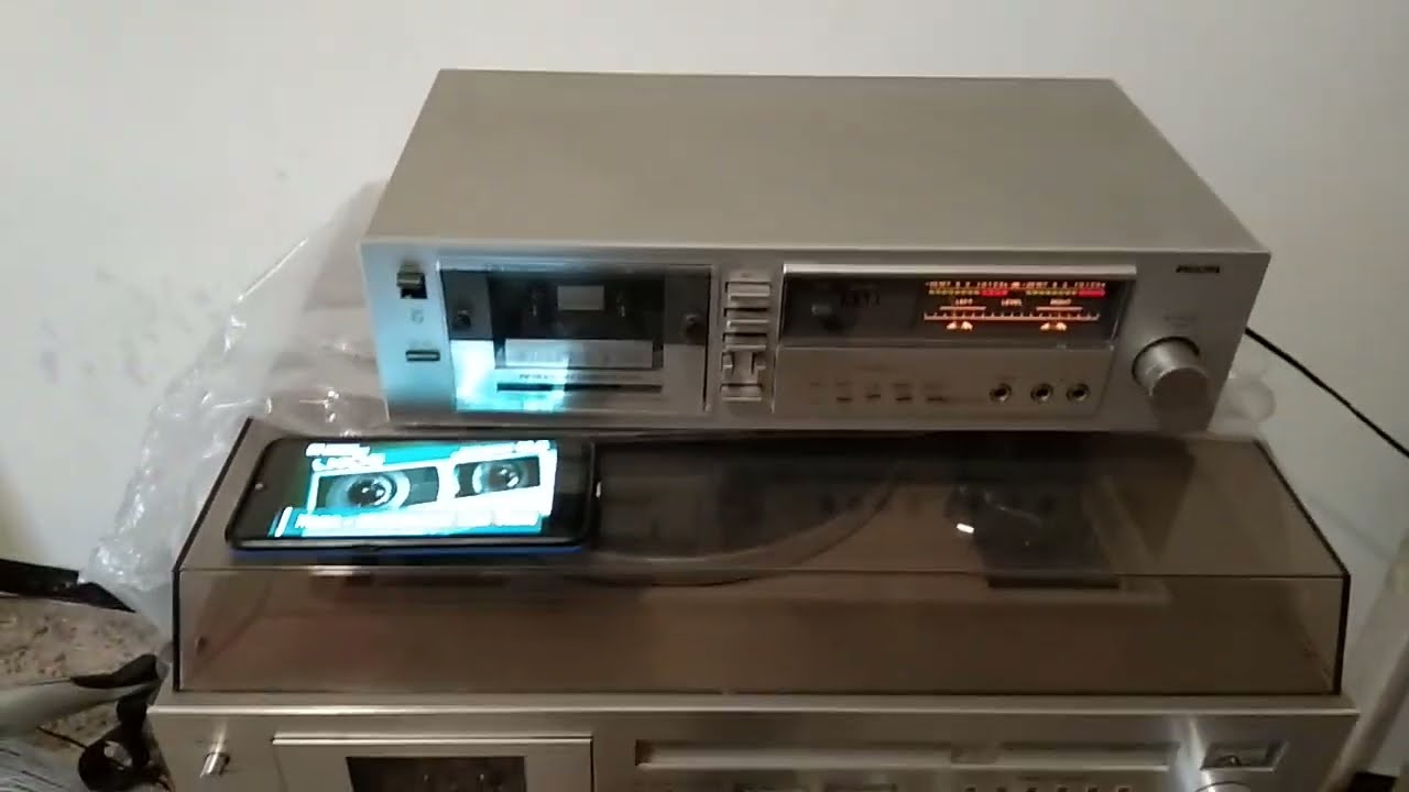 Philips F 6112 piastra a cassette tape deck modificato bluetooth