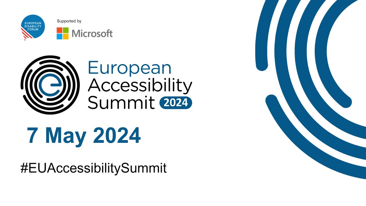 European Accessibility Summit 2024 - Invitation to register