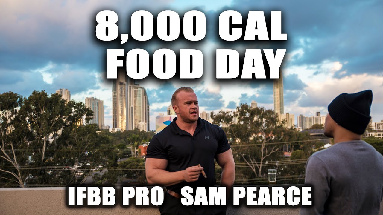 IFBB PRO - Sam Pearce - DAY IN THE LIFE - FOOD  