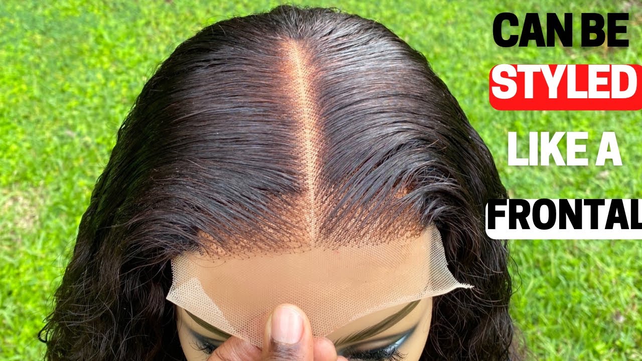 How to ventilate a mini frontal: 5by5 closure ventilation with natural hairline