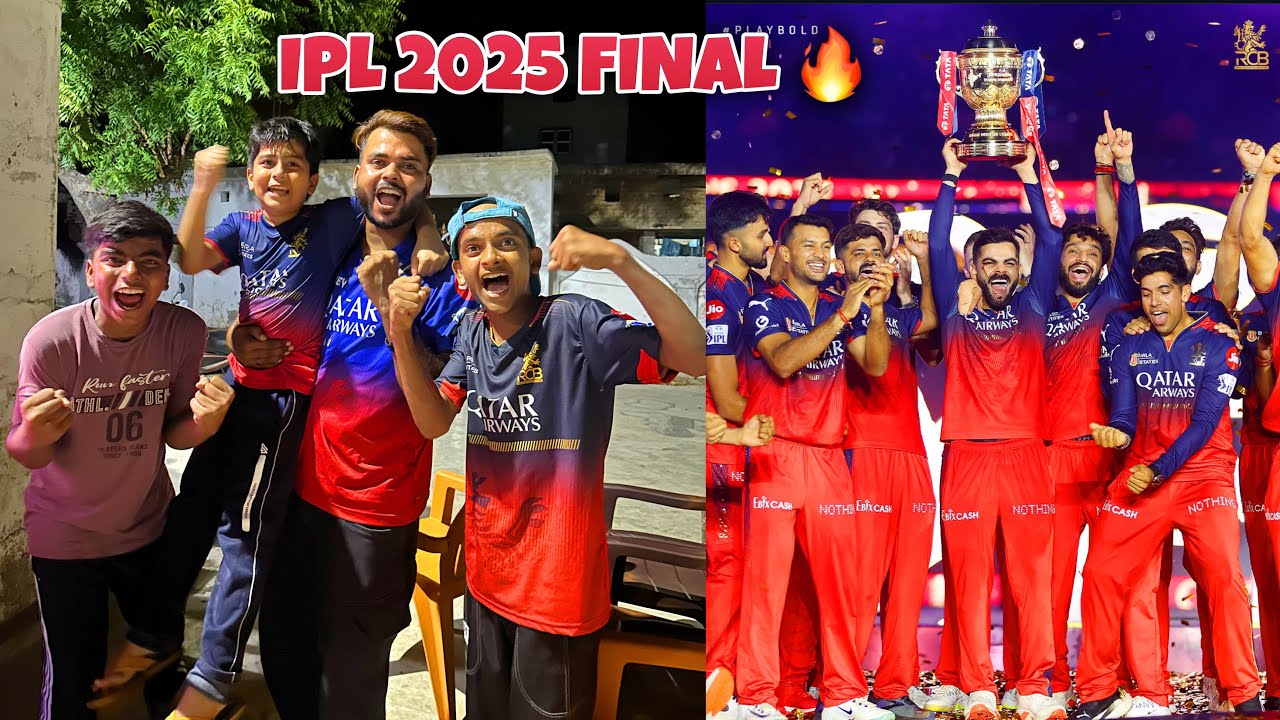 RCB IPL 2025 Jeet Gayi ❤️ Virat Kohli Lifts the Ipl Trophy 🏆