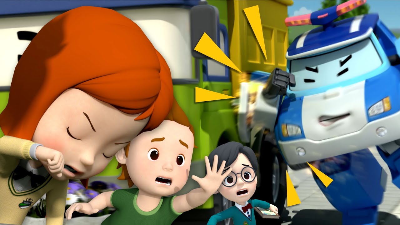 Utilisons le Passage pour Piétons│Classe de Sécurité │Dessin Animé pour Bébé│Robocar POLI télé