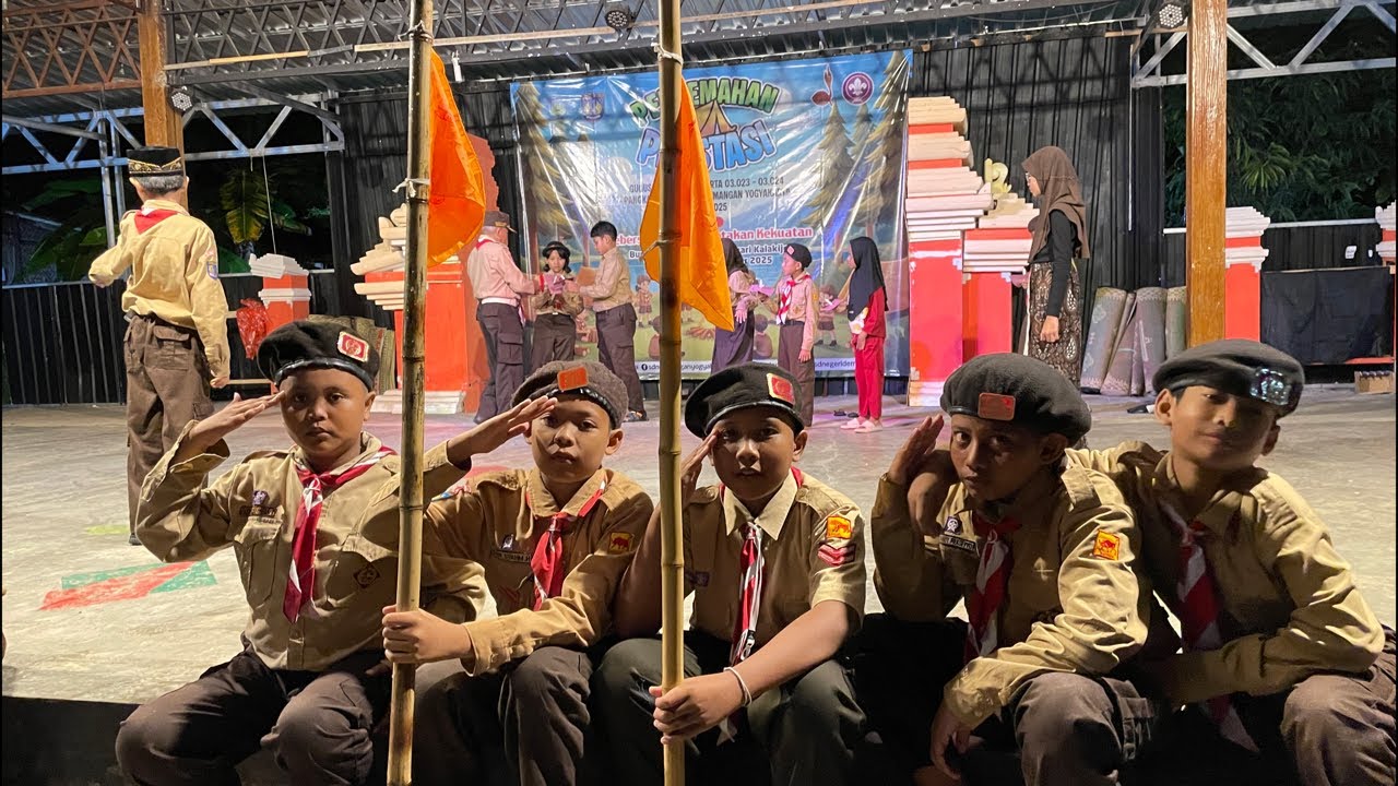 Pentas seni perkemahan SDN DEMANGAN YOGYAKARTA