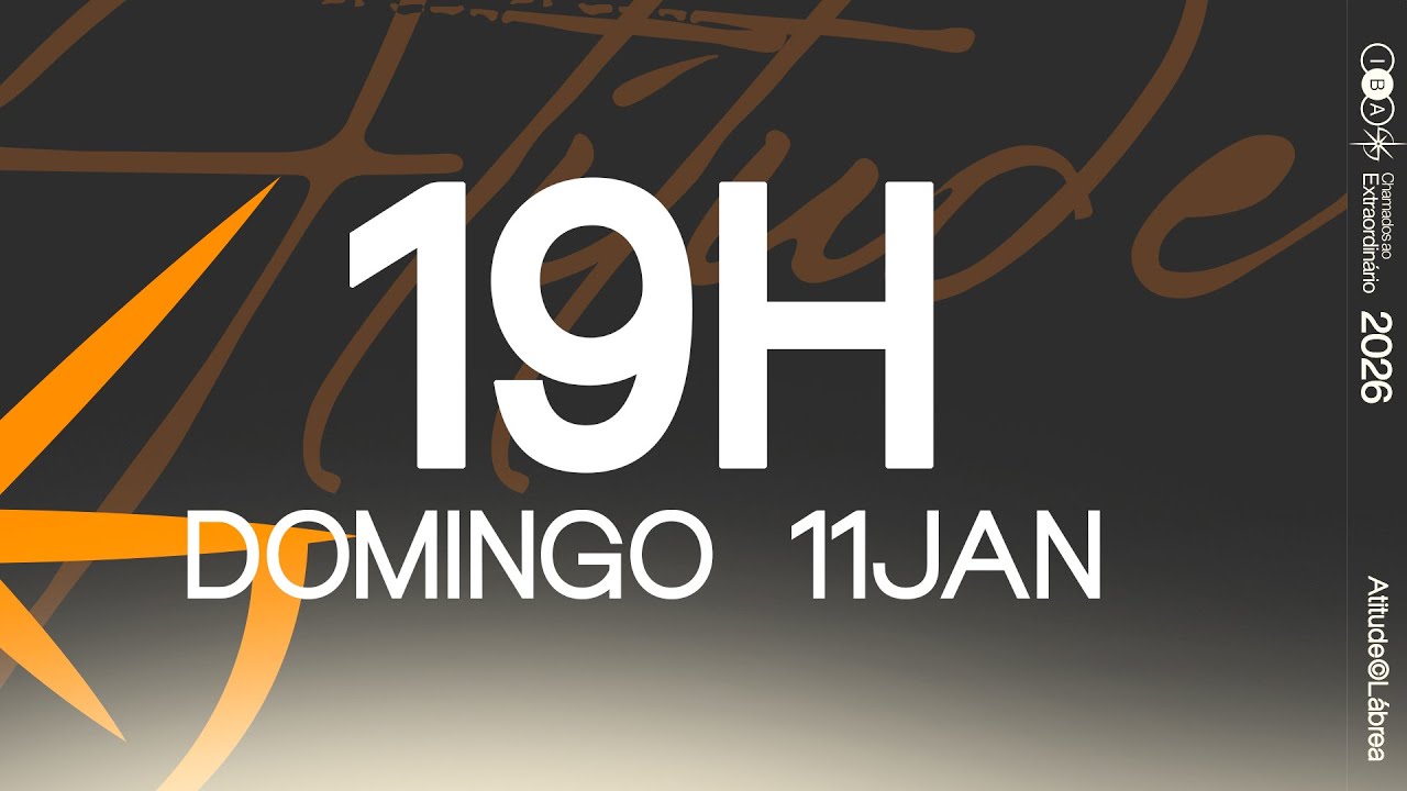 CULTO DE CELEBRAÇÃO | #cultoaovivo (11.01.2025)