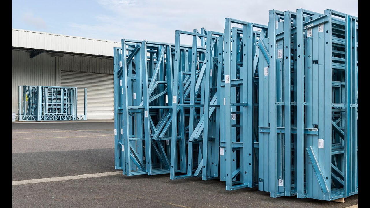Prefabricated exterior wall systems made of light gauge steel frame and fiber cement boards cladding