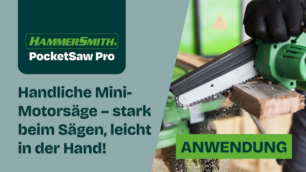 PocketSaw Pro | Anwendervideo | Hammersmith.de