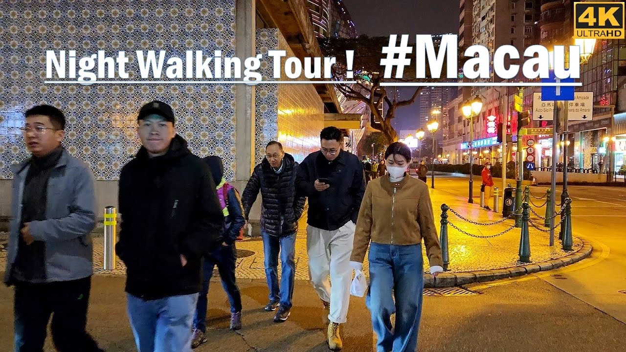 Jalan sendiri malam malam di Macau❗ night walking around Macao [Makau] - Peninsula area - Canton