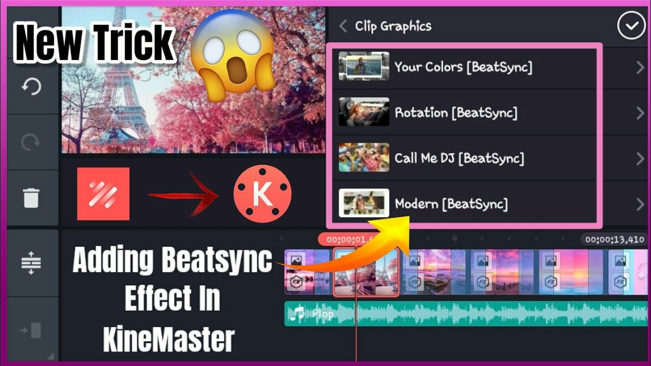 Beatsync In Kinemaster🔥|| How to Add Beatsync Effect In Kinemaster || Call Me Dj