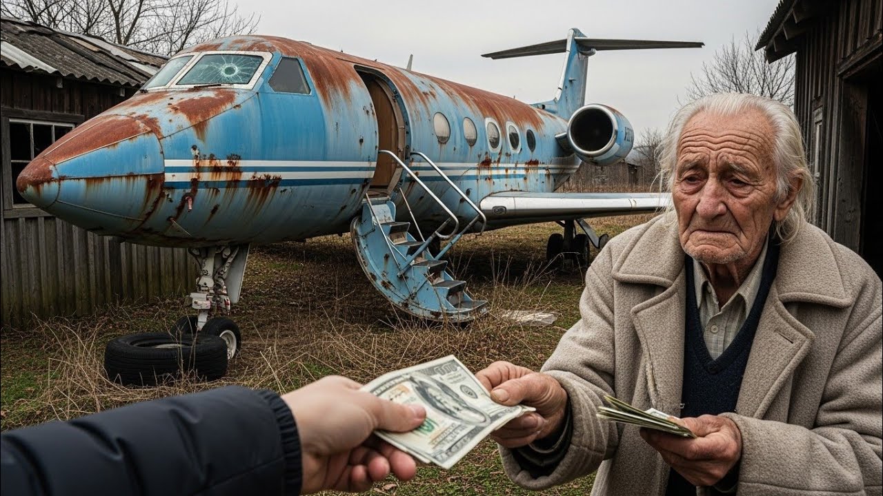 I Bought an Abandoned Private Jet for ONLY $500! Poor Grandpa Sold His Private Jet(Full Restoration)