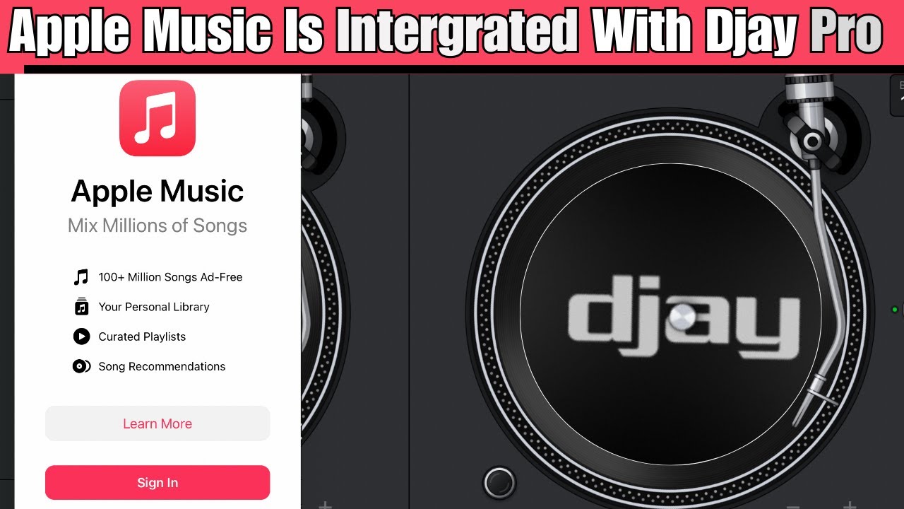 Apple Music теперь интегрирован с Djay Pro
