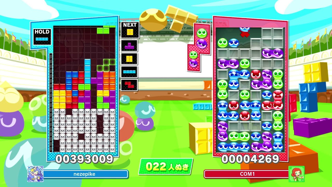 【ぷよぷよテトリス2】練習