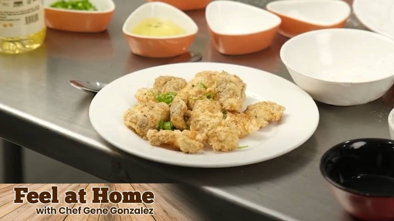 Salt & Pepper Squid with Chef Gene: Easy Pusit recipe with 5 ingredients