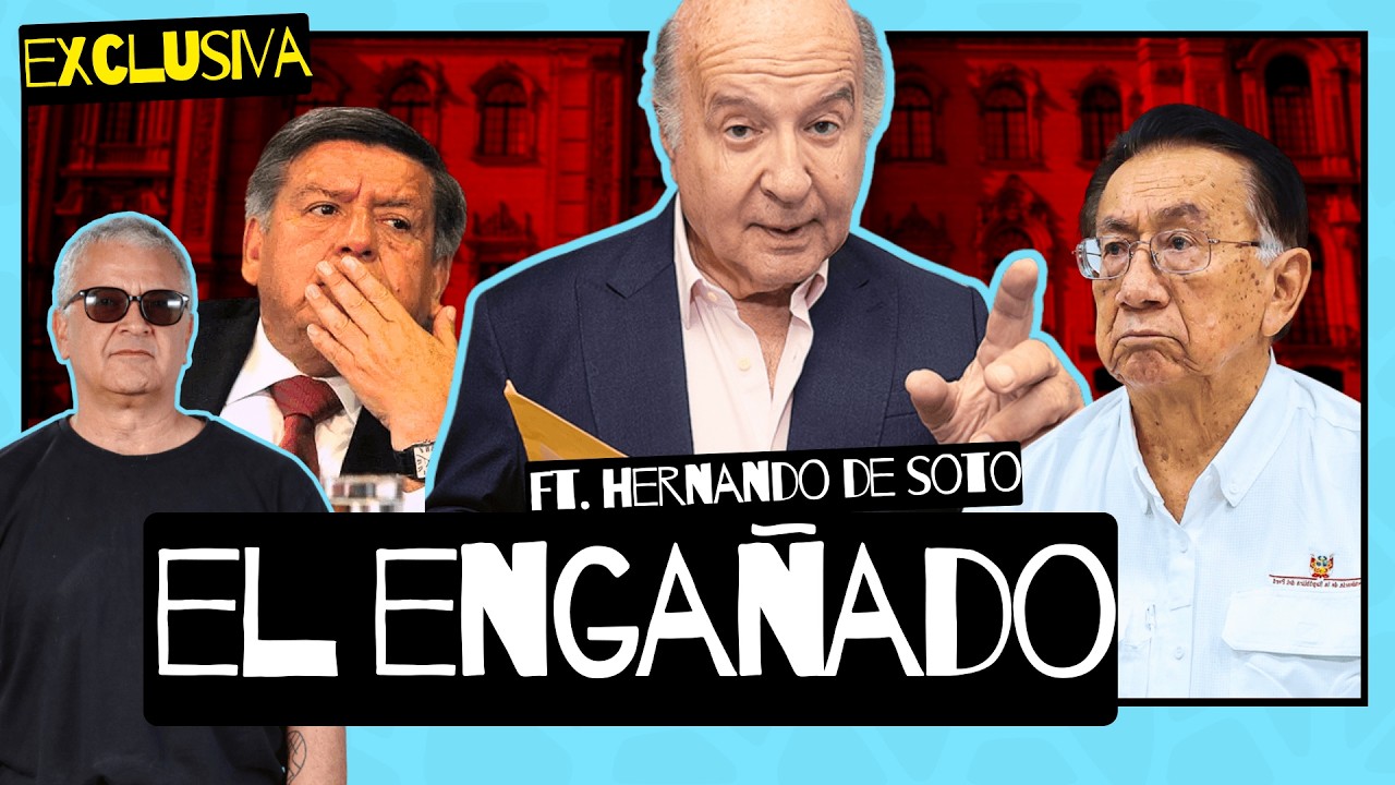 Hernando De Soto EN VIVO: responde a Balcázar y revela qué pasó con la PCM | DDT