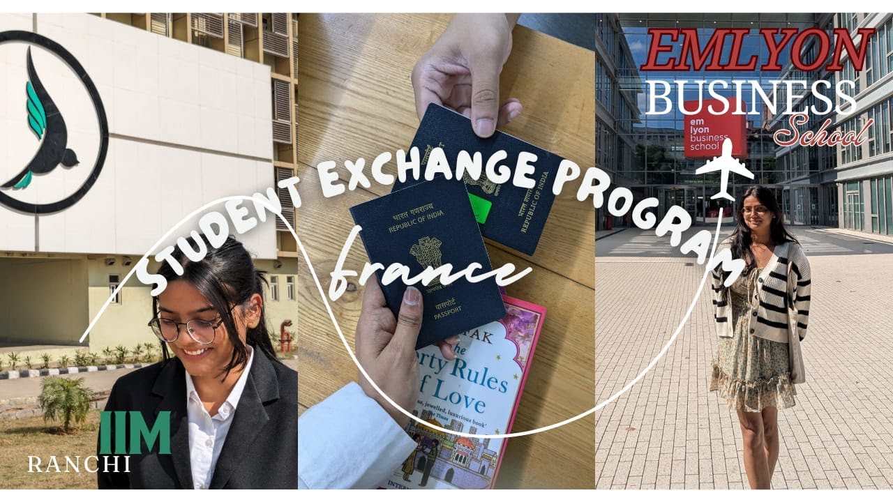 I'm Moving to France for 4 months!!! | Student Exchange Program | IIM Ranchi