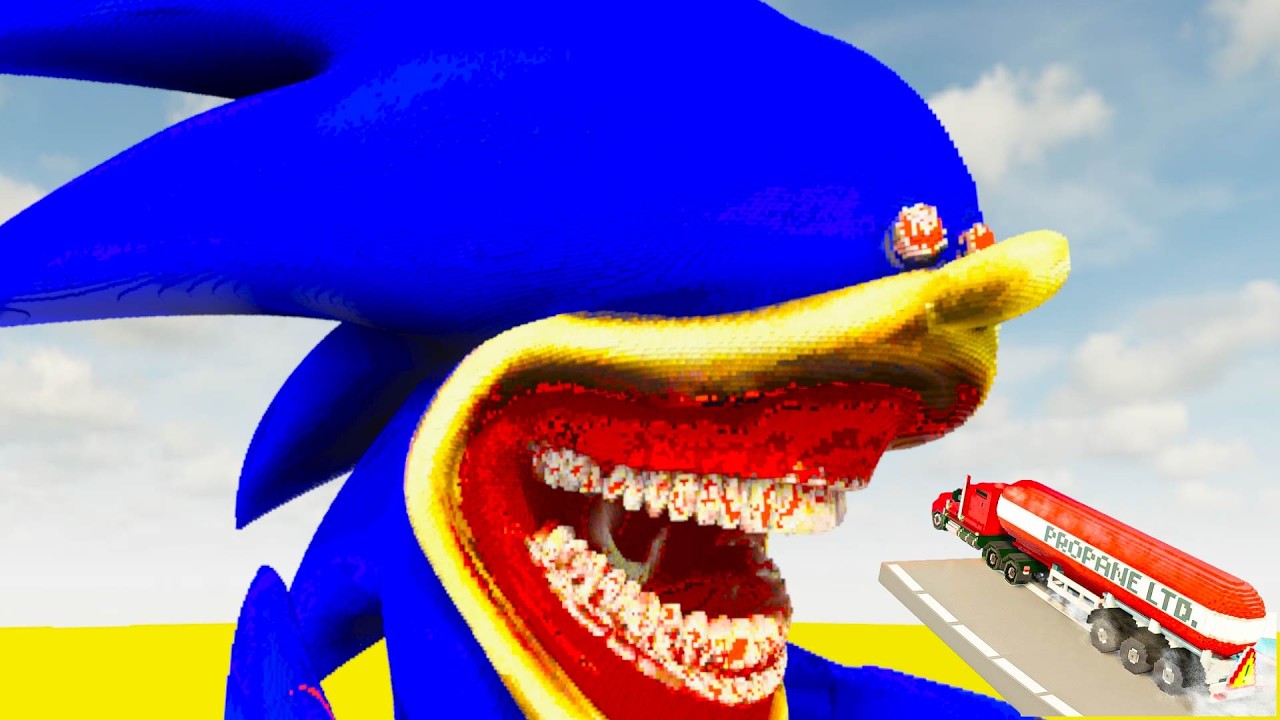 Sonic Hits a Propane Truck at FULL SPEED… INSTANT EXPLOSION 💥 | Teardown