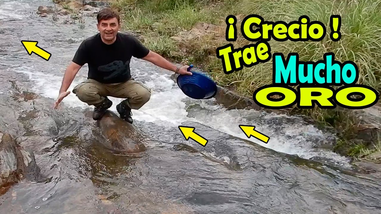 Крупное месторождение золота Рио-Ревуэльто/новый рекорд в ручье Крик в Аргентине. Промывка золота...