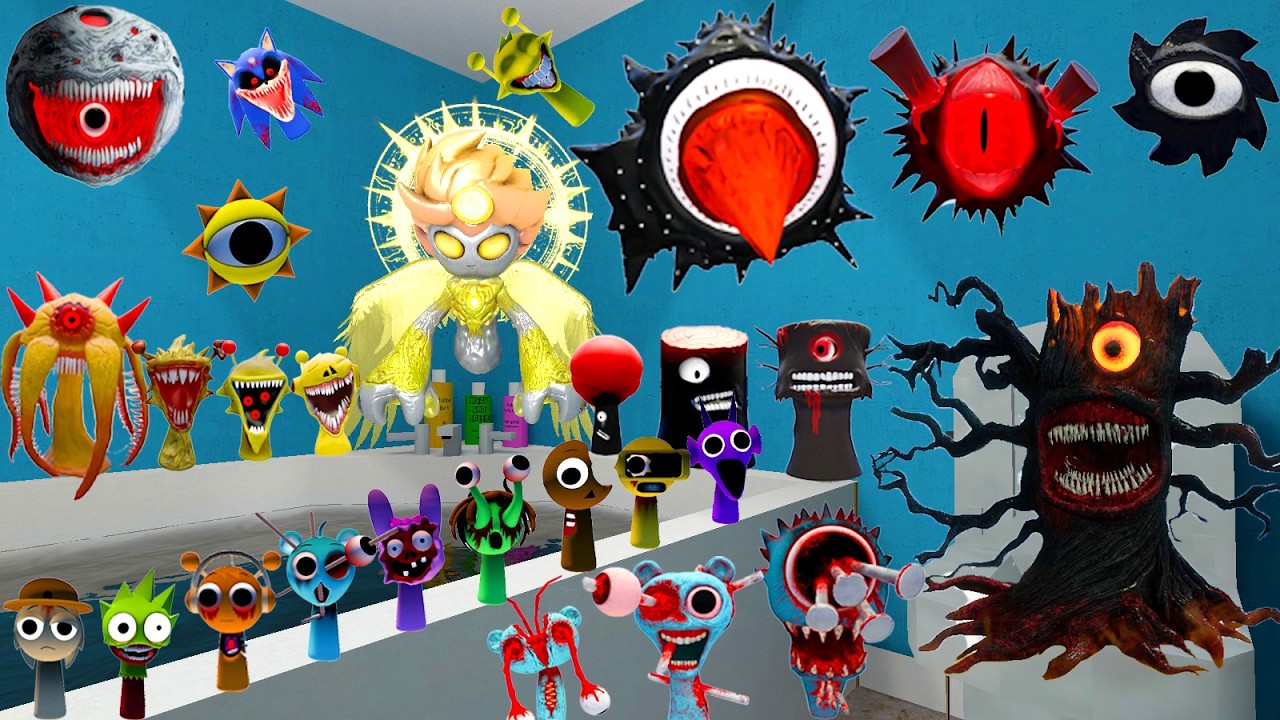 🚽 TOILET NEW MR SUN TREE LIME EVOLUTION HORROR SPRUNKI FAMILY SONG SPARTAN KICKING in Garry's Mod