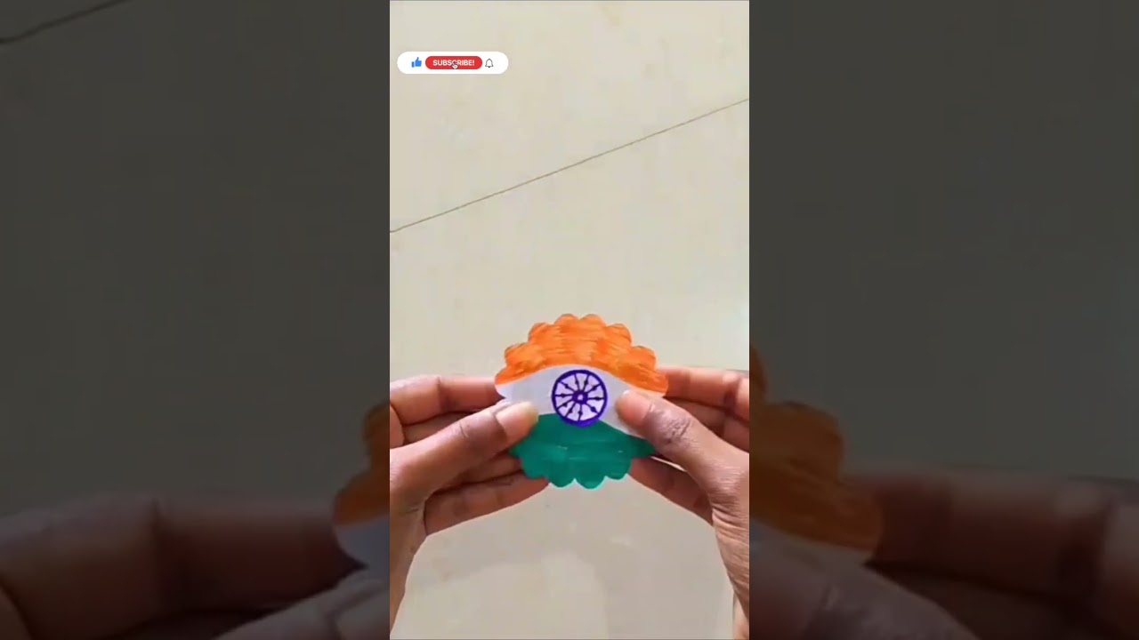 Craft for Republic day decoration🇮🇳🫡#shorts#youtubeshorts#public#trending#viral#homemade#republicday
