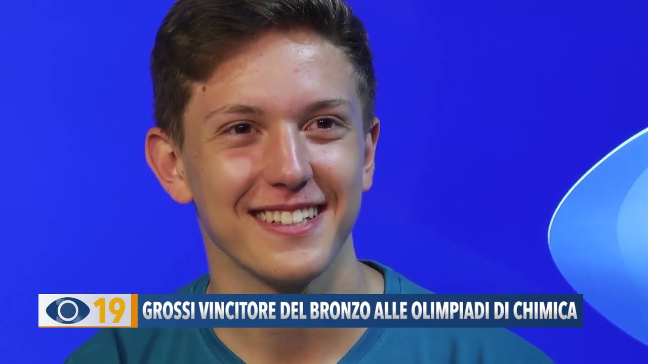 Andrea Grossi vincitore del bronzo alle Olimpiadi di Chimica
