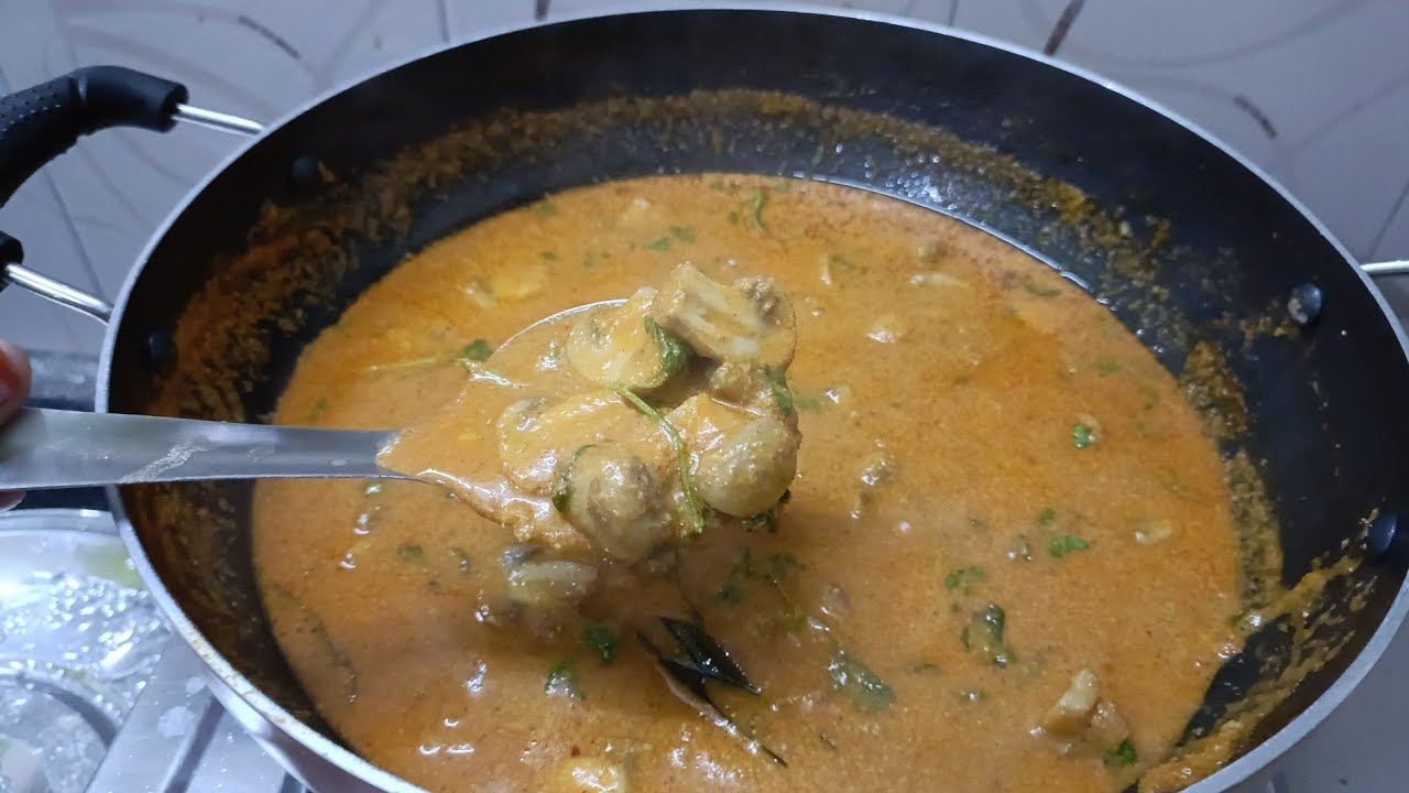காளான் கிரேவி எப்படி செய்வது / Mushroom gravy / #aromatic dishes tamil #mushroom #matton