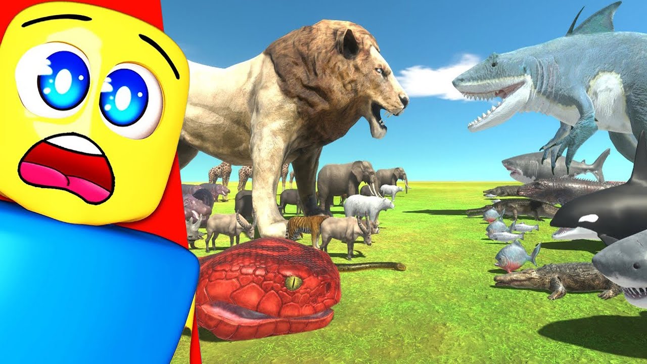 Every LAND Animal vs Every SEA Animal