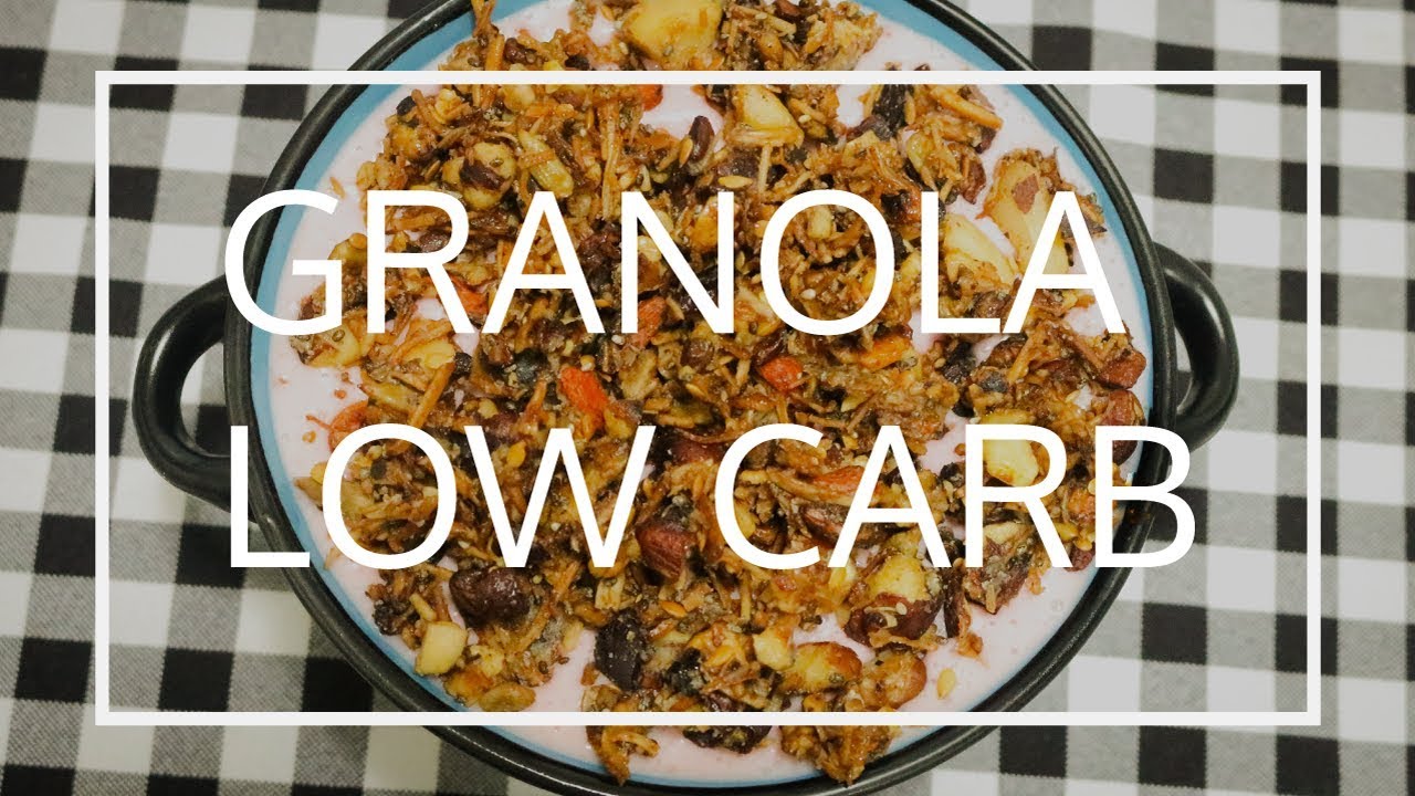COMO FAZER GRANOLA LOW CARB | VAMOS DIETAR