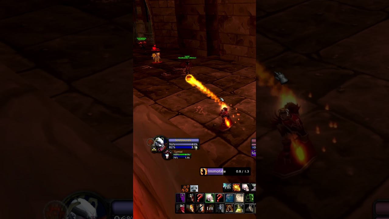 Destruction Warlock | Spineshatter EU | Classic Anniversary #vanillapvp #classicwow #classicpvp #wow