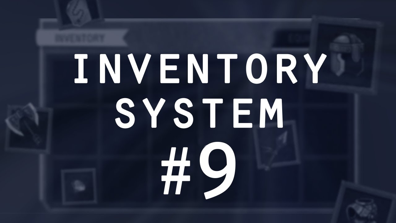Drag n drop - Items & Inventory in Unity (pt.9)