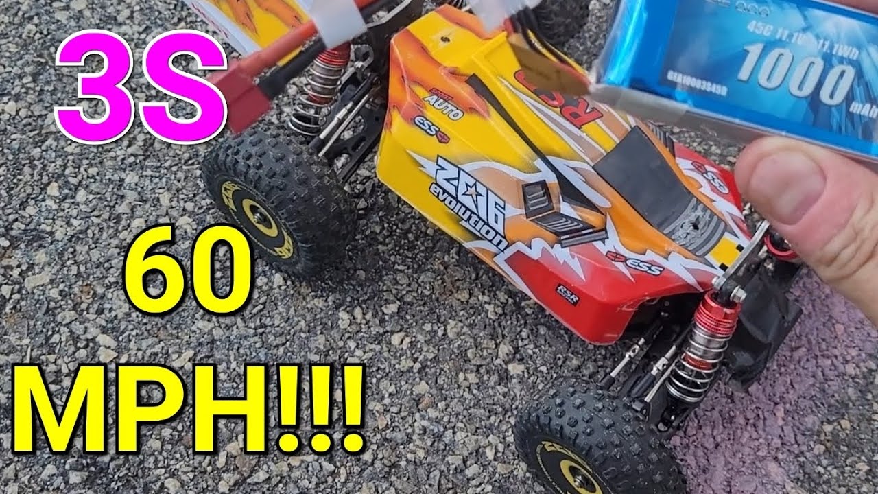 WLtoys 144010 3S 60 MPH gens ace lipo!!!