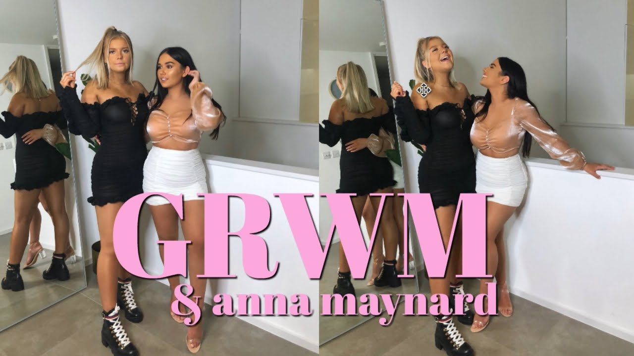 GET READY WITH ME & ANNA MAYNARD || NIGHT OUT EDITION