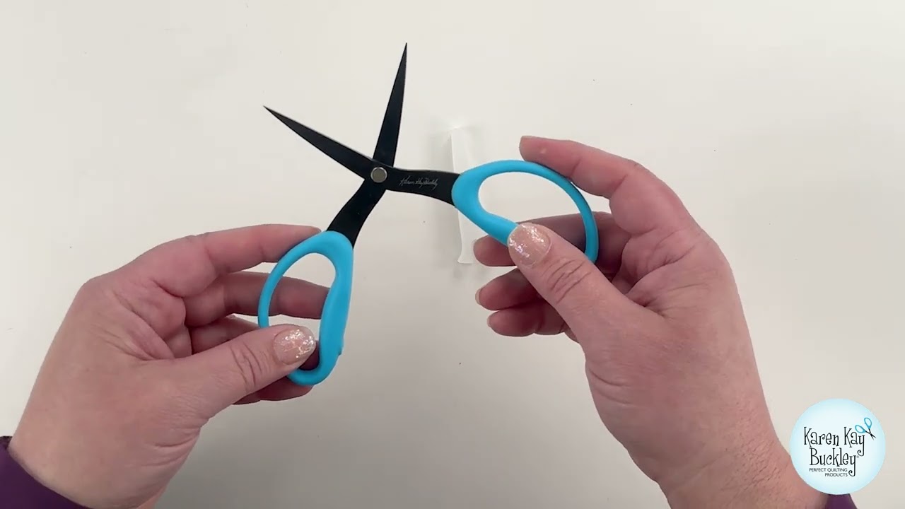 Perfect Scissors™ Blue 6in Medium Micro-Serrated Non-slip Blade #KKBPSM