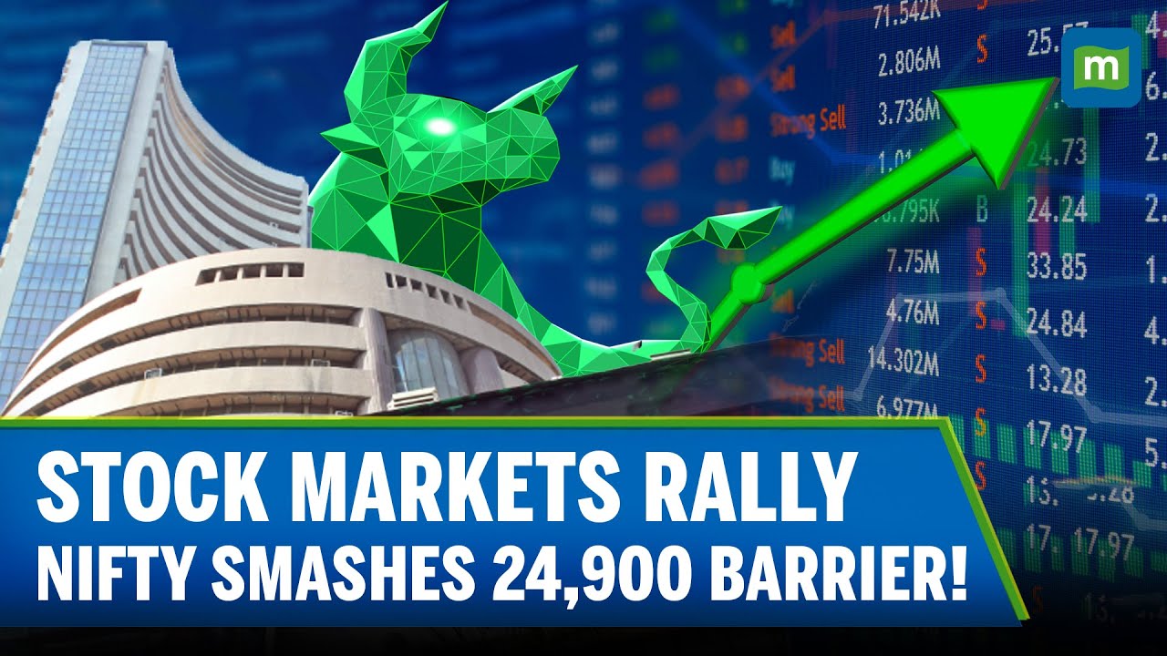 Sensex Soars, Nifty Surges Past 24,900 – What’s Driving the Market Rally?