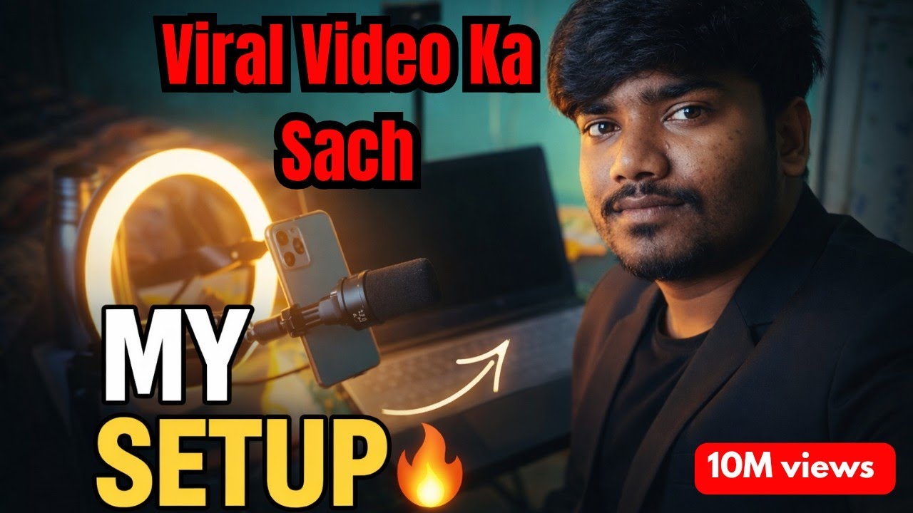 MY YOUTUBE SETUP 2026! 😱| Low Budget Home Studio for Beginners 🔥FULL TOUR #creatorlife  #studiotour