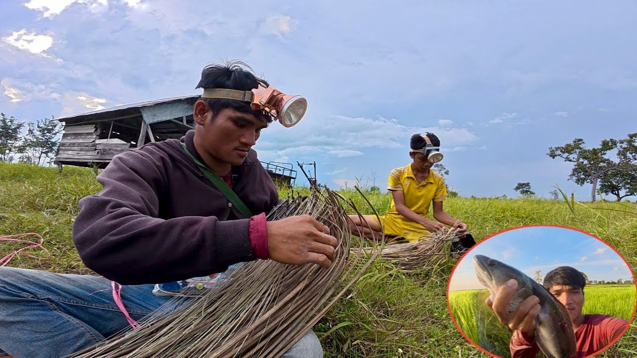 |Amazing fishing| Overnight fishing and stay in a small home made in field with my cousin.