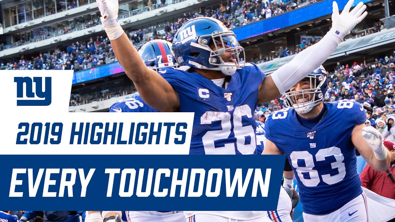 Re-Live EVERY Touchdown from Giants 2019 Season | New York Giants Highlights
