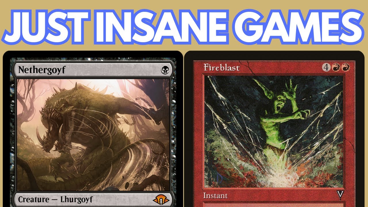 15 DAMAGE ON TURN 2!  Legacy Black Burn with NO RESERVE LIST CARDS ft. Fireblast. MTG League