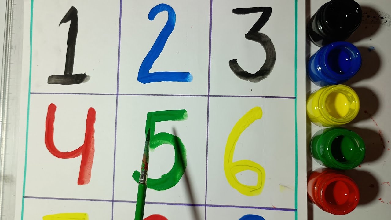 Learn counting with colours| Learn counting for kids| Learn 1 to 10 numbers| #counting 