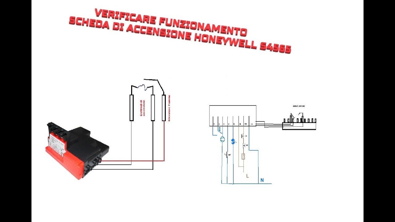 SCHEDA HONEYWELL S4565  ACCENSIONE CALDAIA (FUNZIONAMENTO) PARTE 2