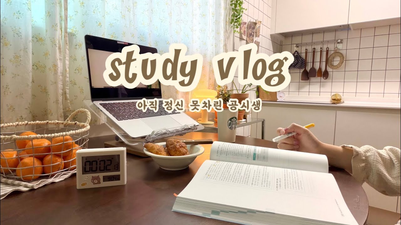 [공시생 브이로그 #3] 날짜 다가올수록 더 늘어지는데 이거 맞나요 !