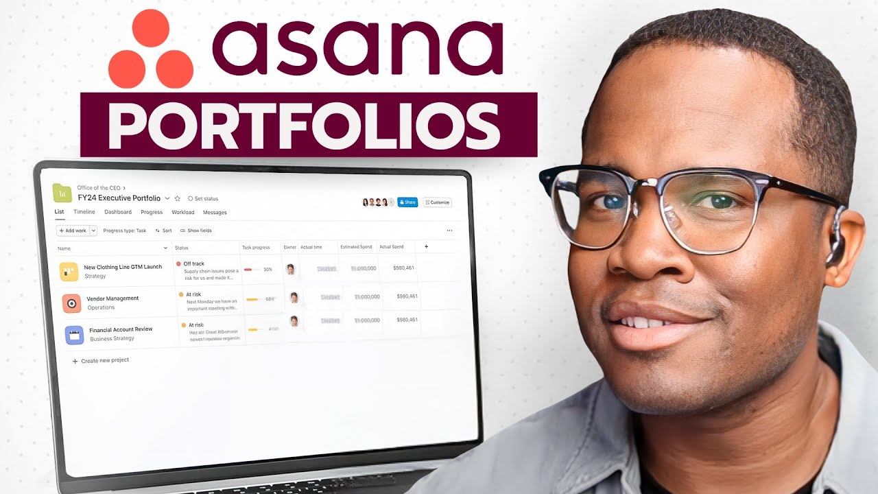 How to Use Asana Portfolios | Full Tutorial with AI Features 🚀