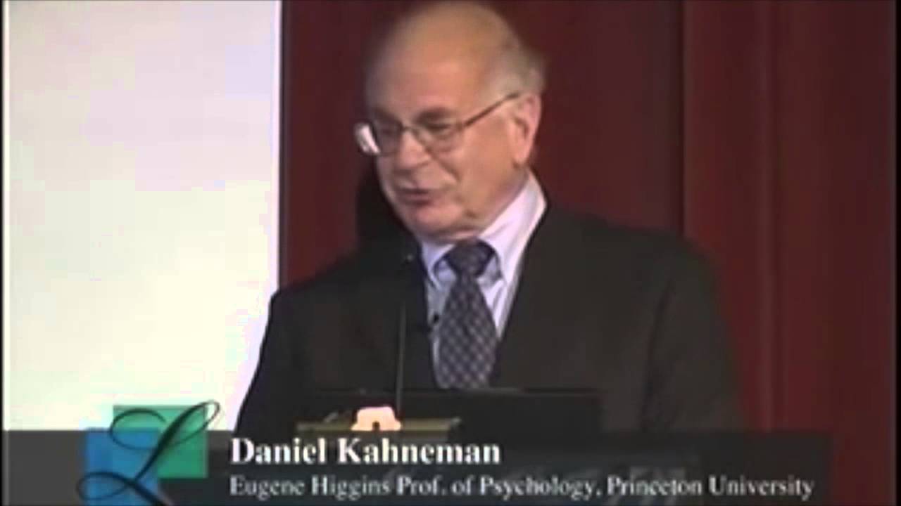 Daniel Kahneman On Intuition (speech at UC Berkeley)