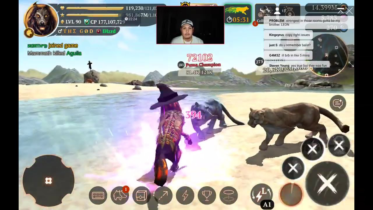 🔴 LIVE | COOP & PVP 75M-200M CP SERVERS | HIM THE GOD | THE WOLF ONLINE RPG SIMULATOR