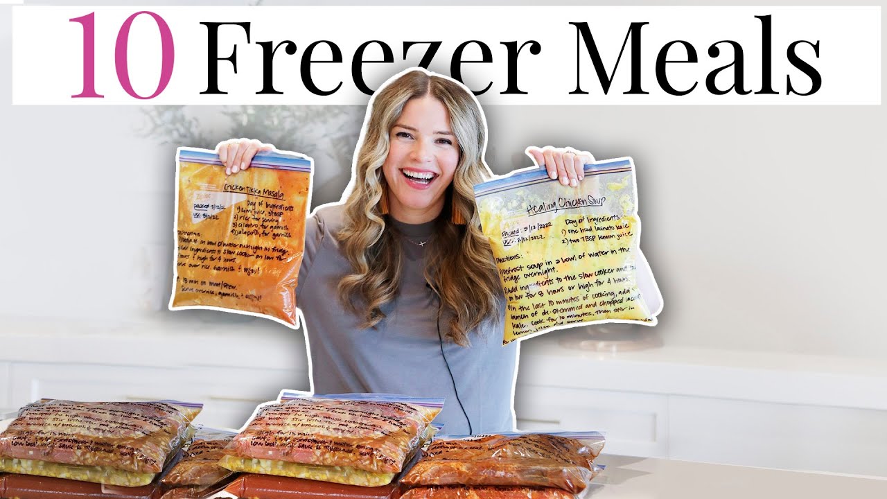 10 EASY Freezer Meals for Instant Pot OR Slow Cooker