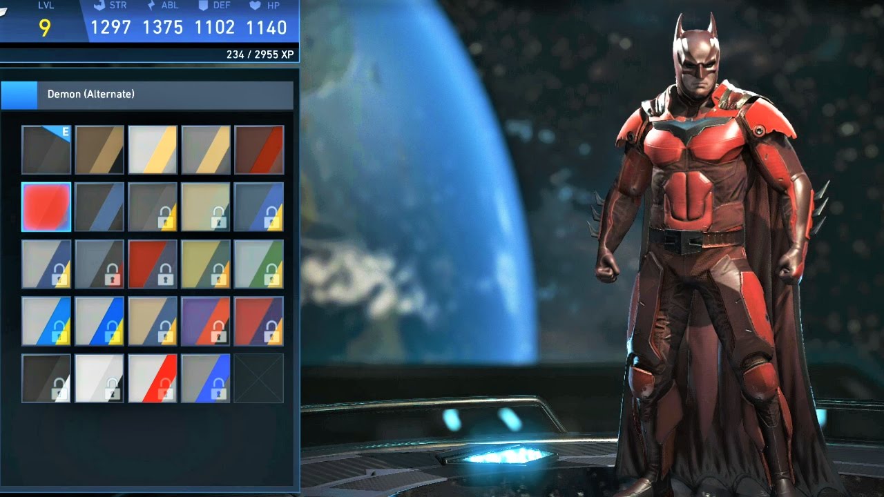 Injustice 2 - All Characters GODS/DEMONS Shaders!!! NEW GEAR COLOR!!