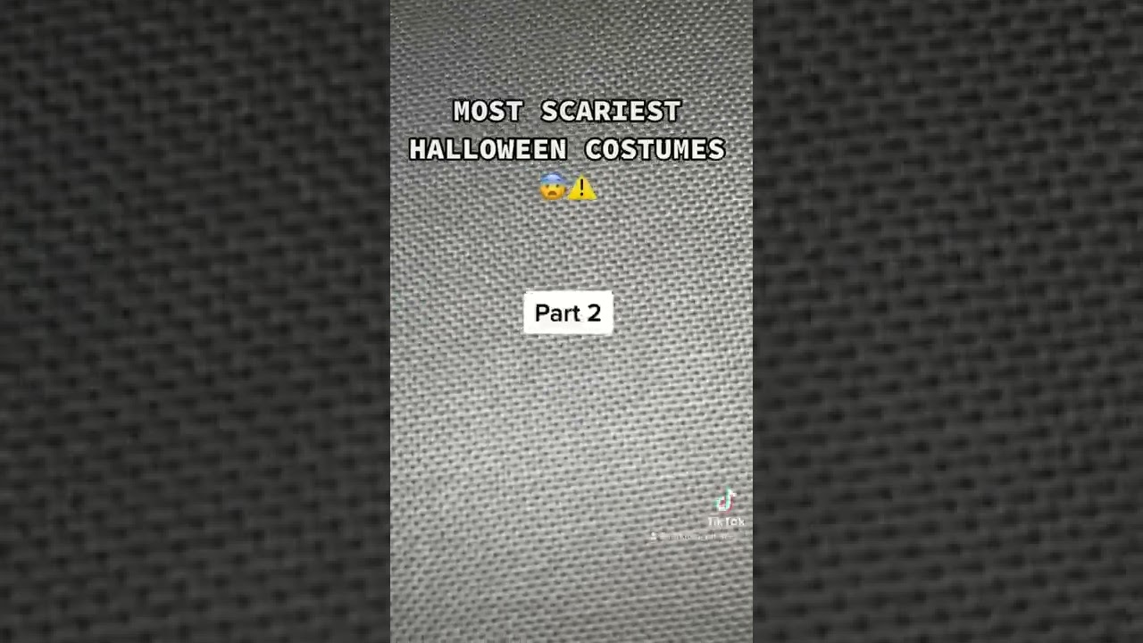 Most scariest Halloween costumes